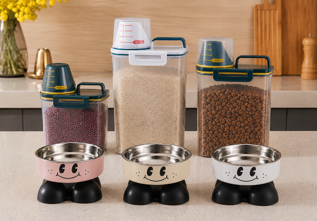 Futter-Set für Hund und Katze